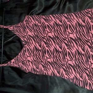 Pink Zebra Print Tank top Clawdeen Monster High Shirt